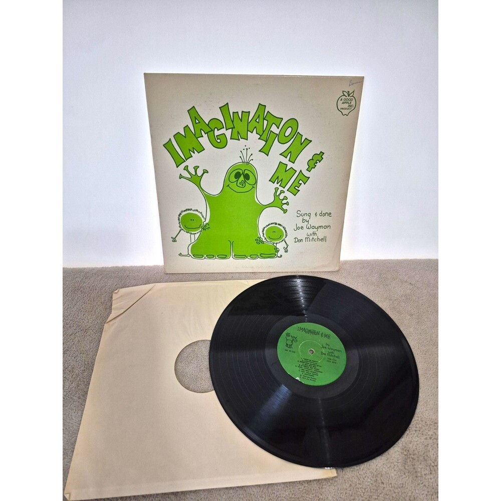 Joe Wayman w/ Don Mitchell - Imagination & Me Vinyl LP 1974 Good Apple MK 47230
